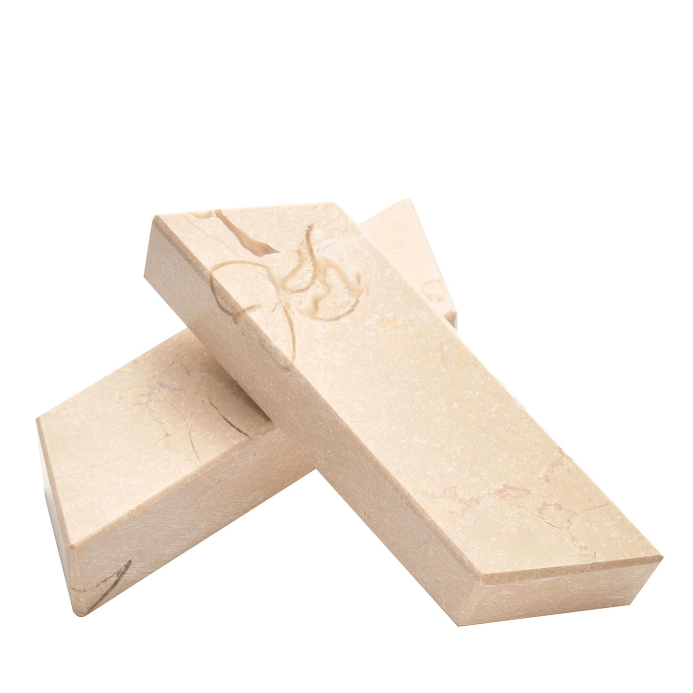 Set di 4 poggiaposate in Pietra Pugliese