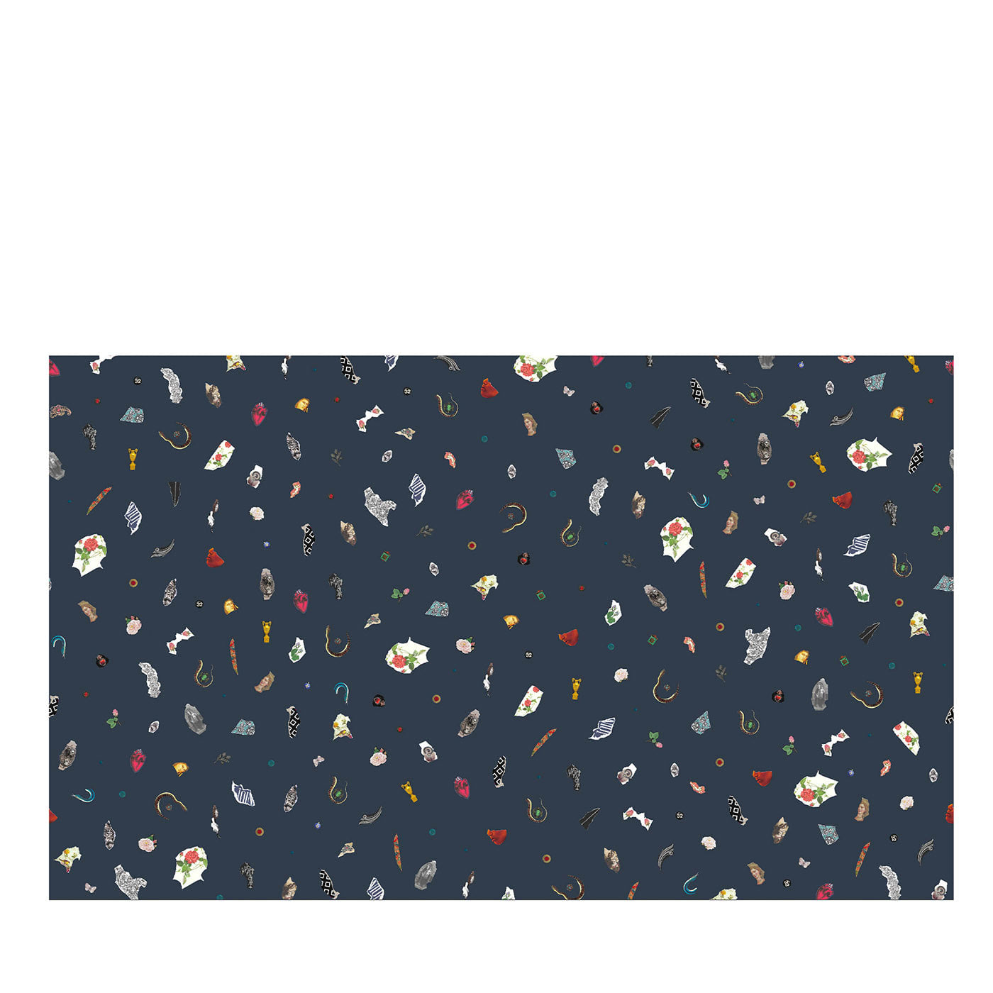 Alphabet Navy Luca Artioli Carta da parati