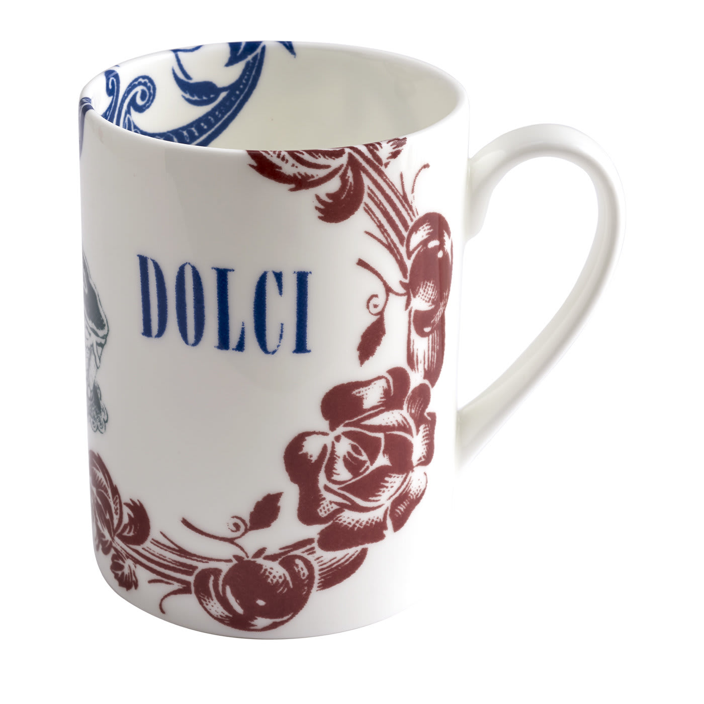 Set di 6 tazze cilindriche d'epoca