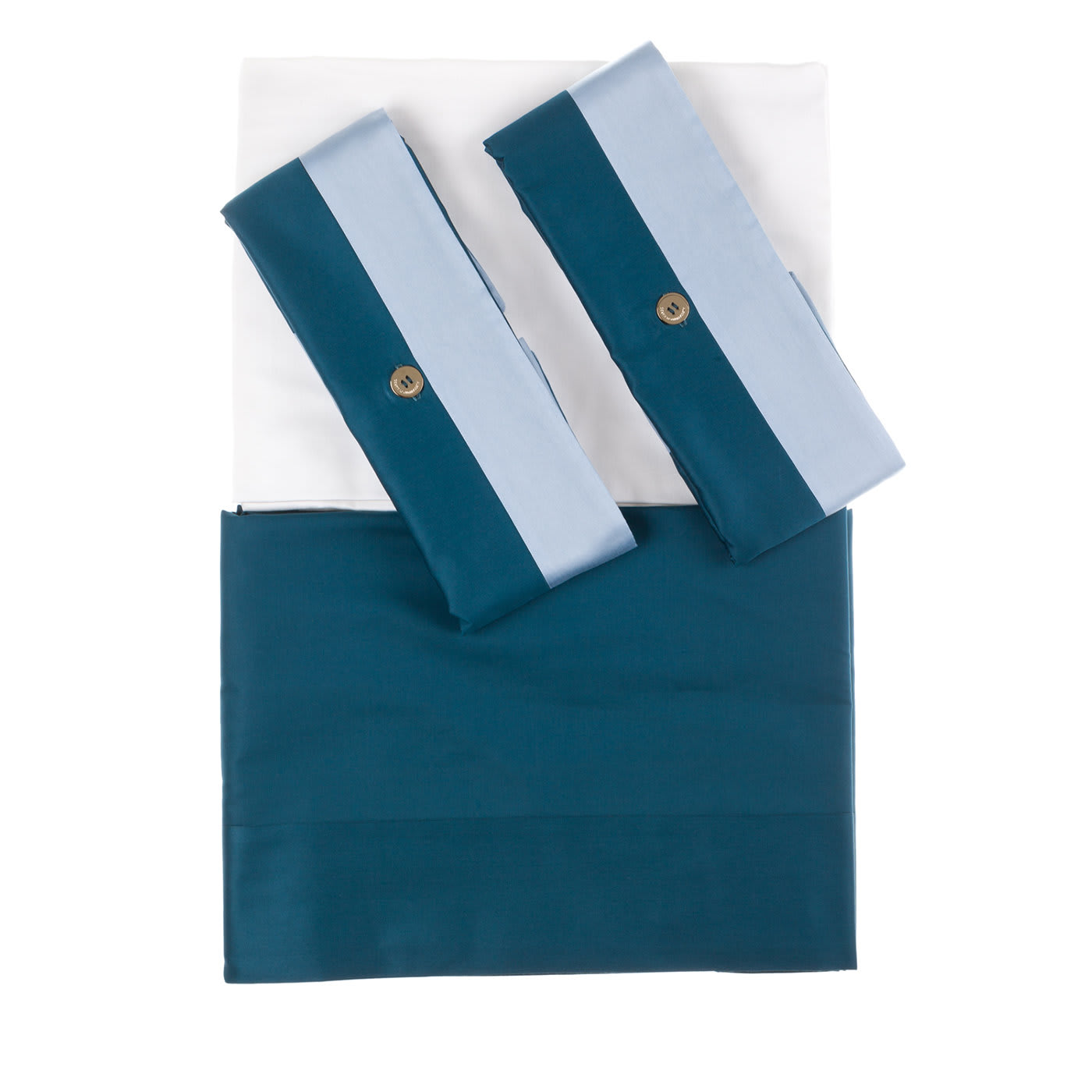 Set di biancheria da letto estiva - Blu petrolio