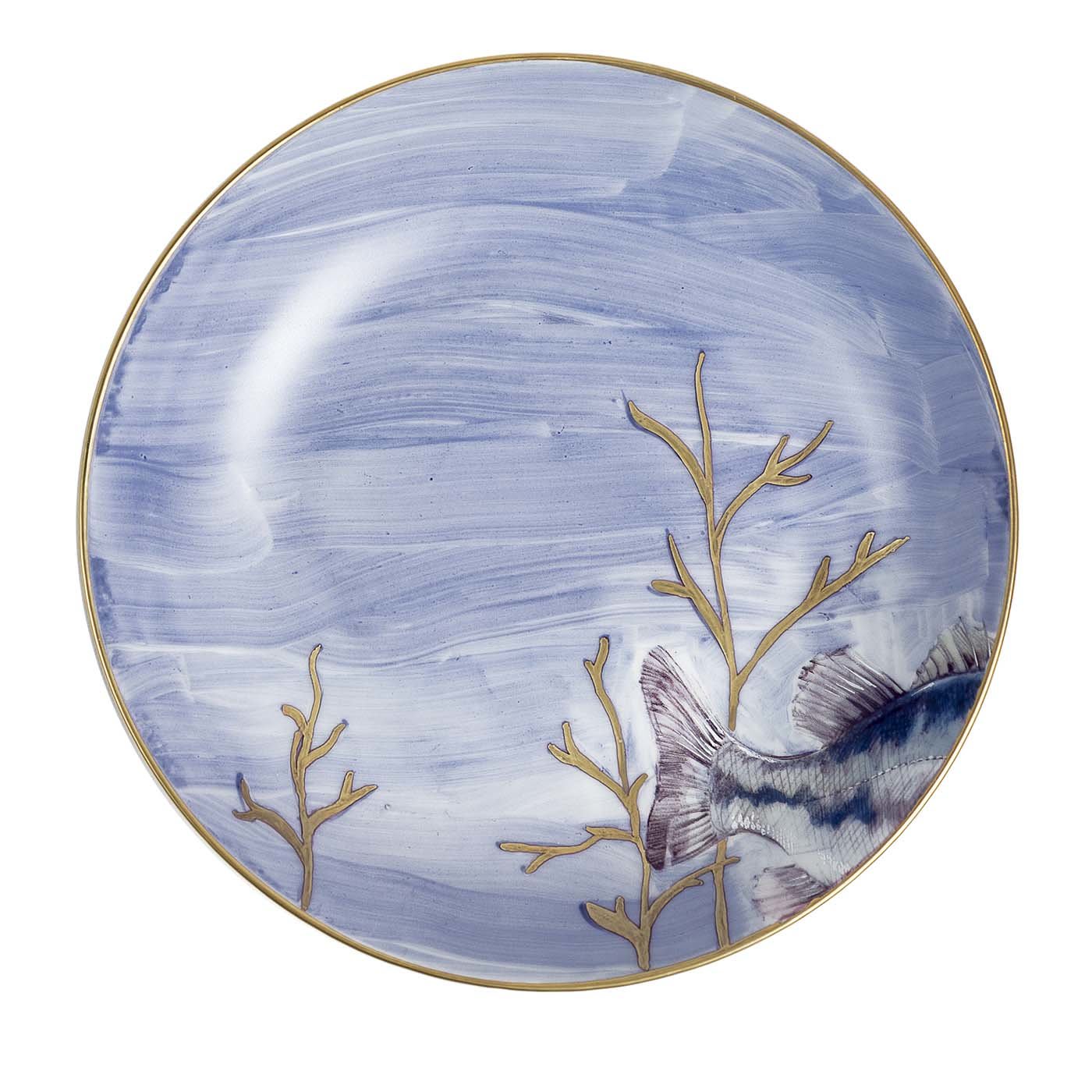 Set di 4 piatti di pasta Pesci