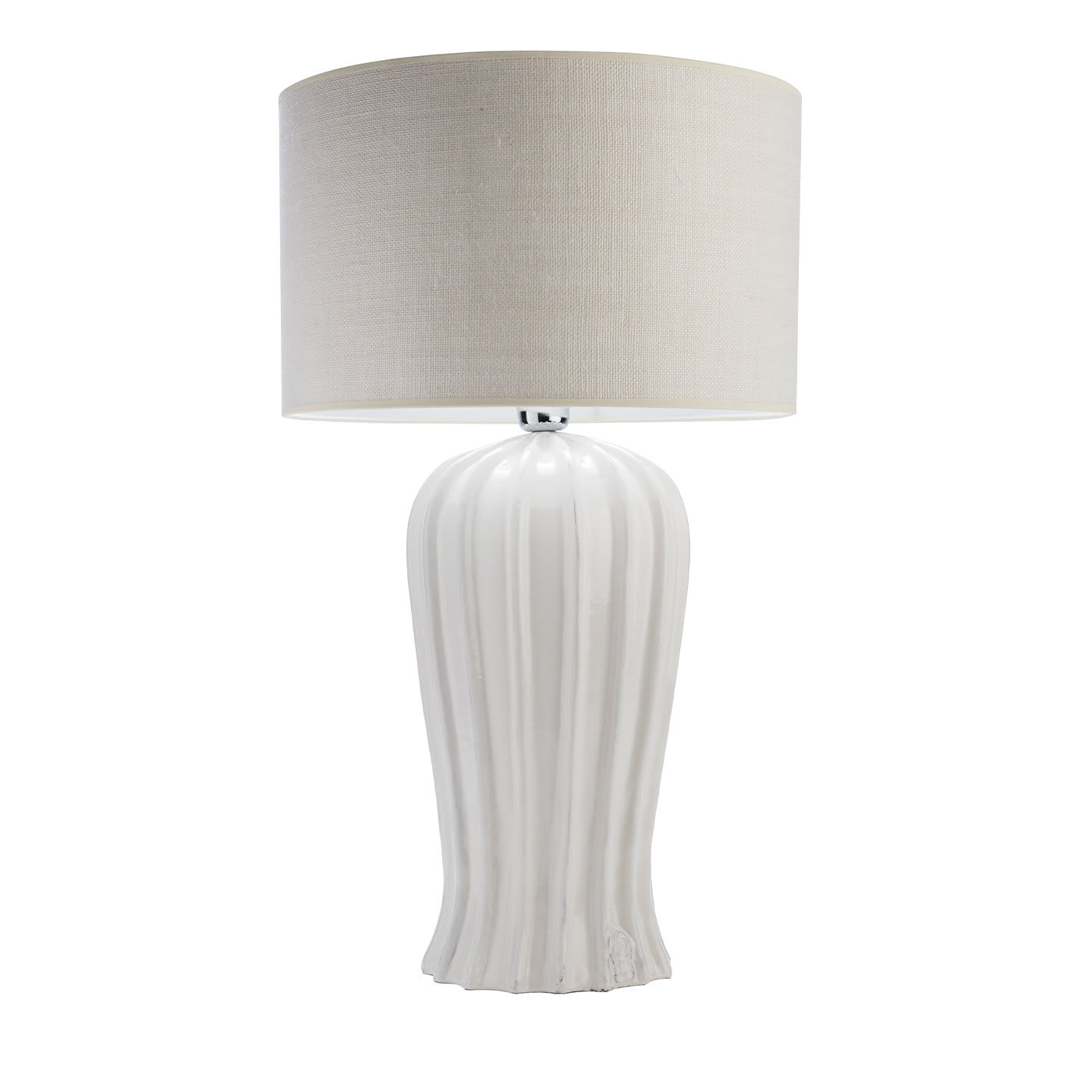 Lampada a cactus bianca