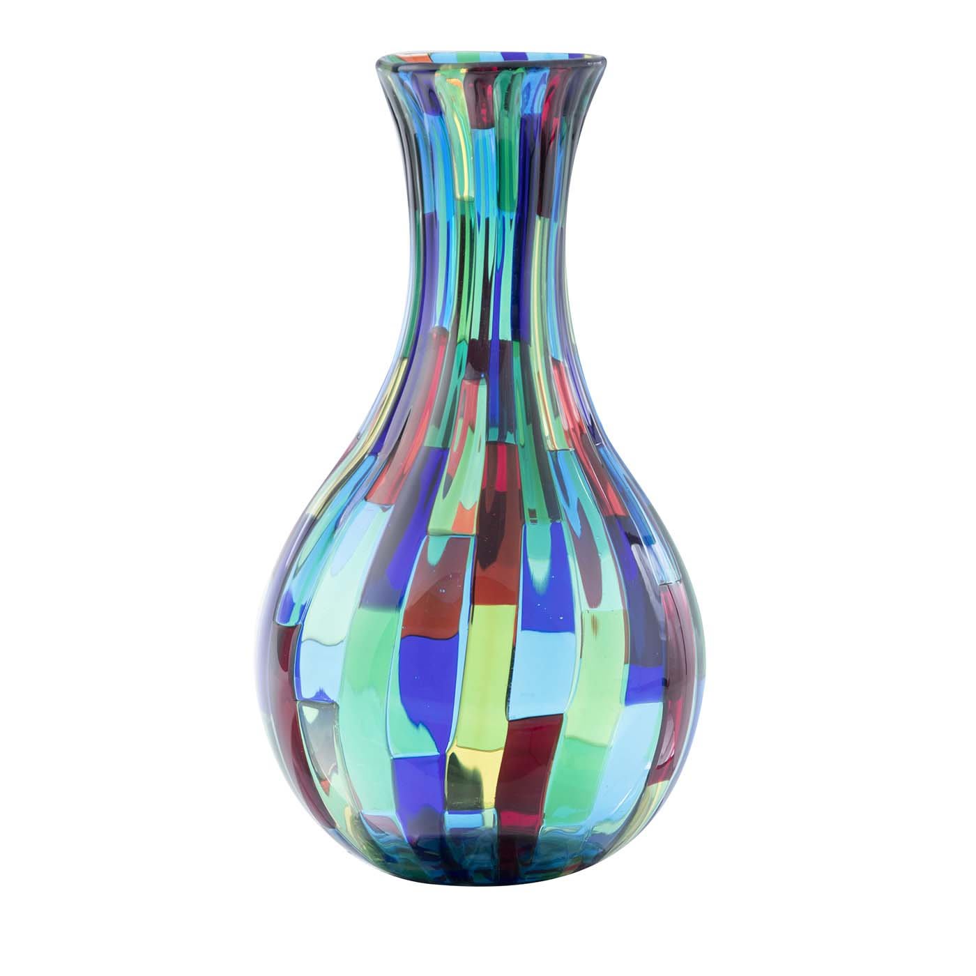 Vaso ad anfora Acquamarina di Angelo Ballarin