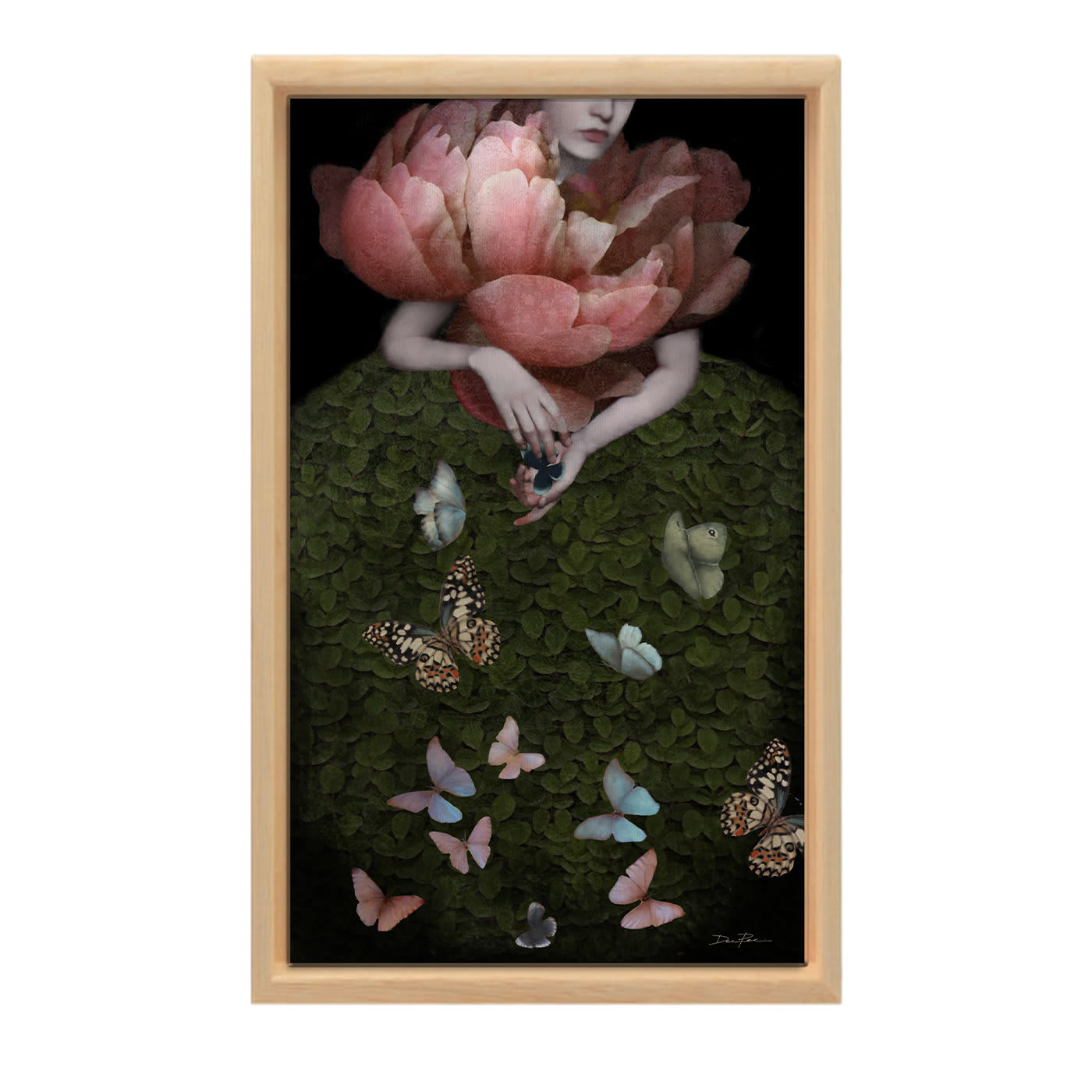 Cacciatore di farfalle Pittura digitale