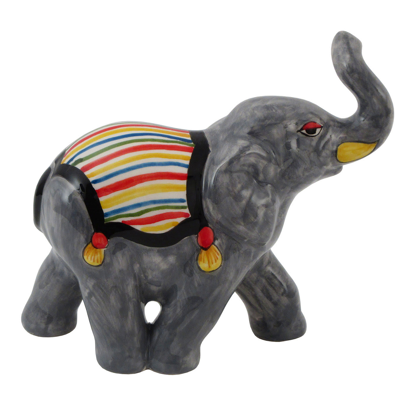 Figurina di elefante grigio