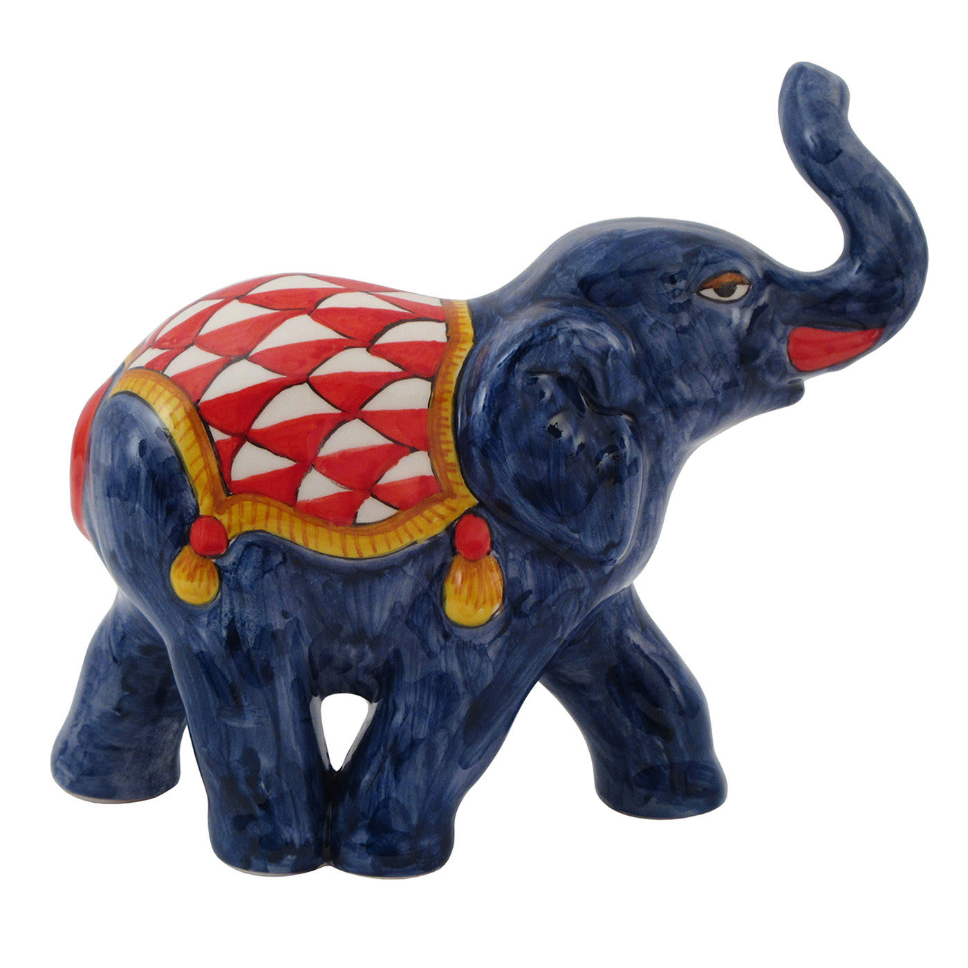 Figurina di elefante blu