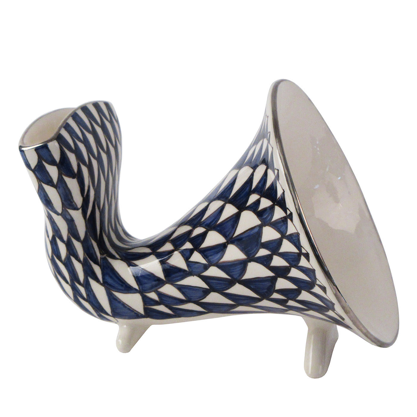 Amplificatore per smartphone blu e bianco