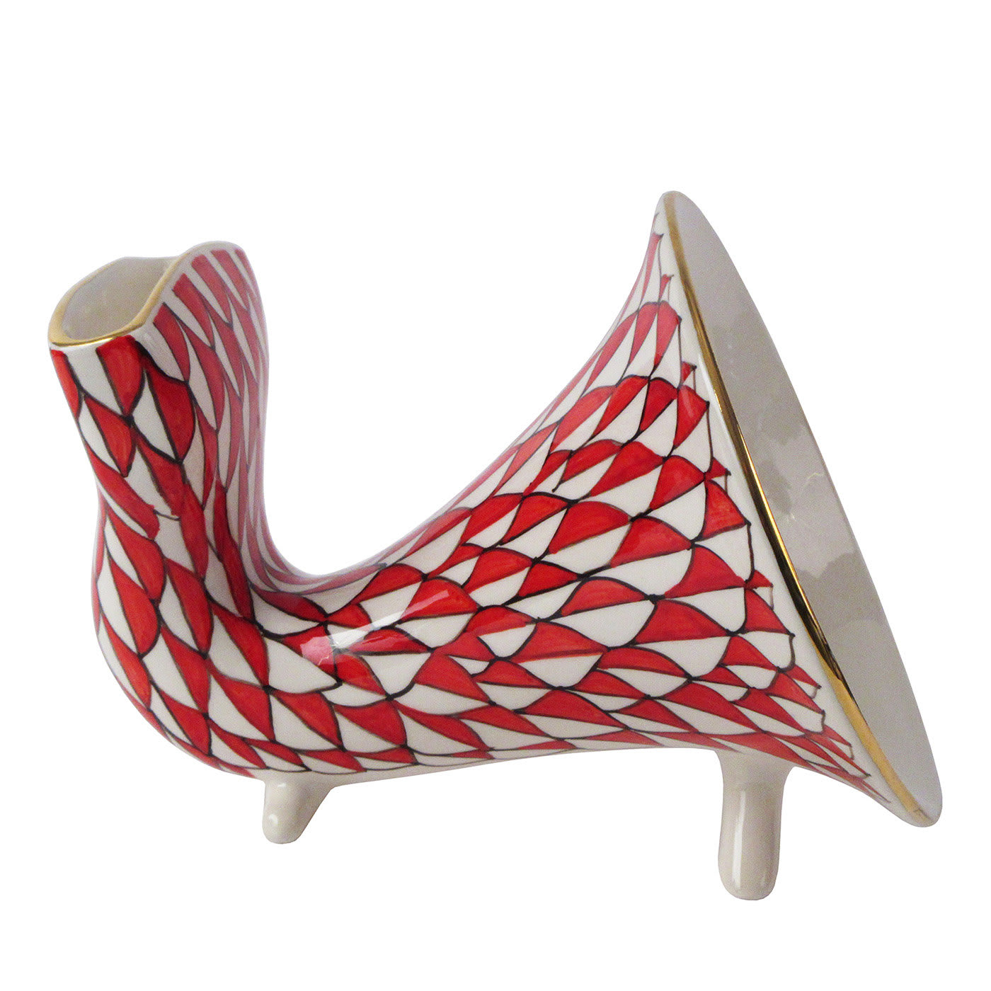 Amplificatore per smartphone rosso e bianco