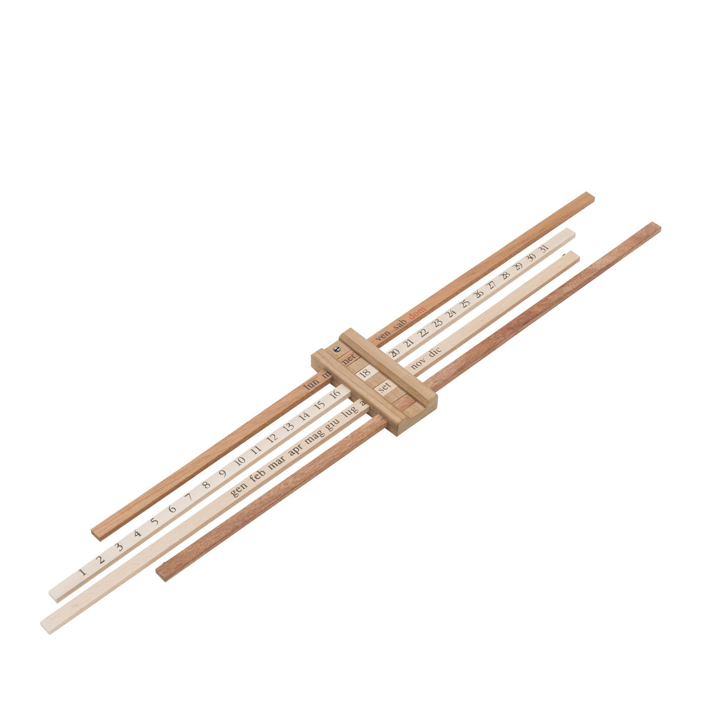 Calendario Bilancia di Enzo Mari