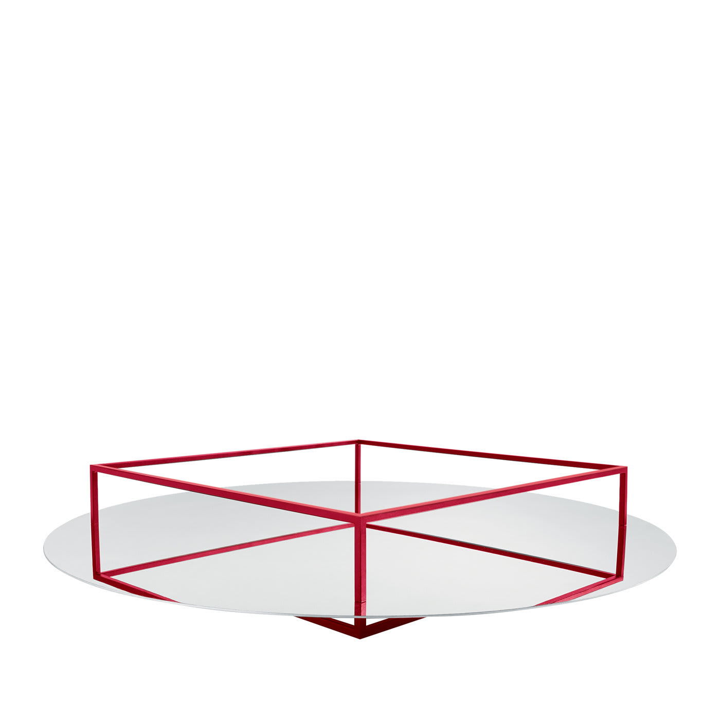 Superficie + bordo N. 1 Vassoio di frutta rossa di Ron Gilad