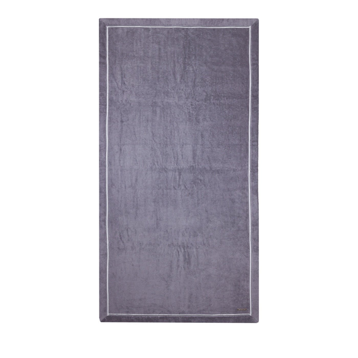 Asciugamano da spiaggia grigio piombo