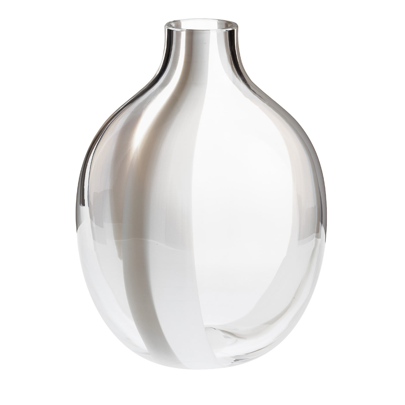 Vaso di cristallo a fiore singolo