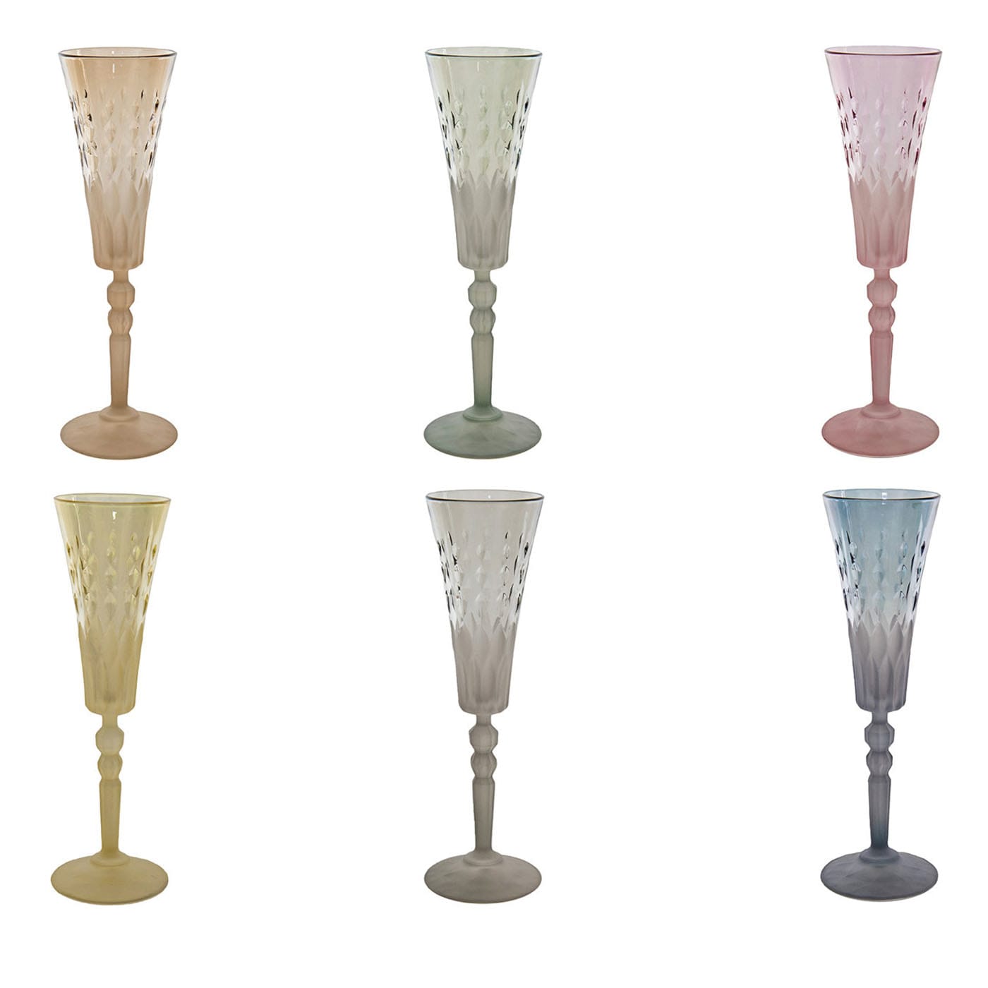 Mistral Matt 01 Set di 6 flûte da champagne