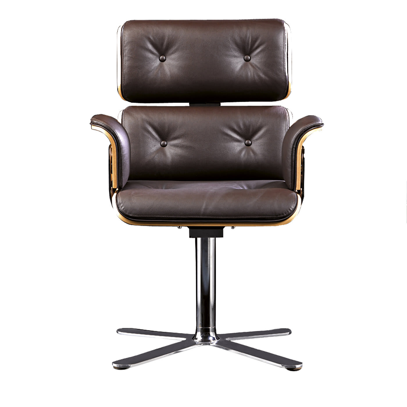 Armadillo 5 Poltrona da ufficio marrone scuro di Rainer Bachschmid