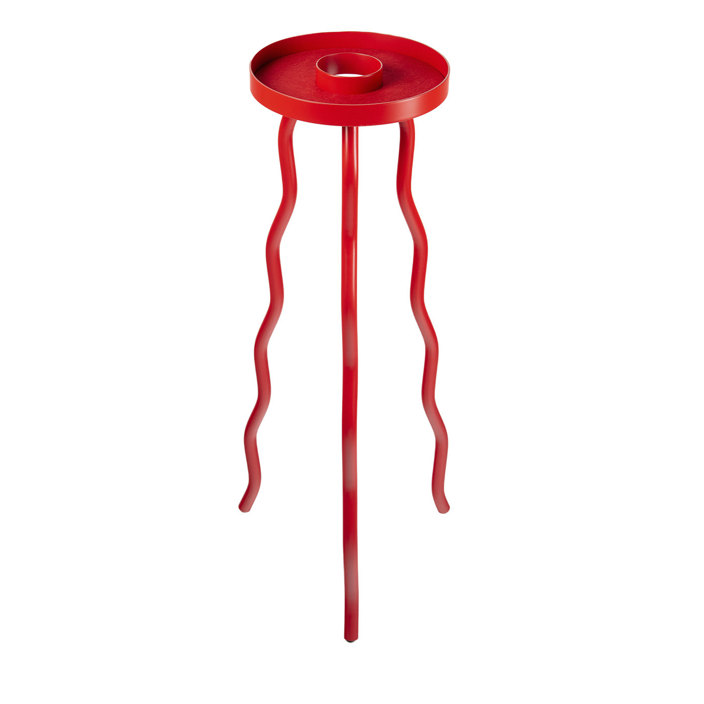 Tremulo Vassoio a tasche vuote rosso con supporto