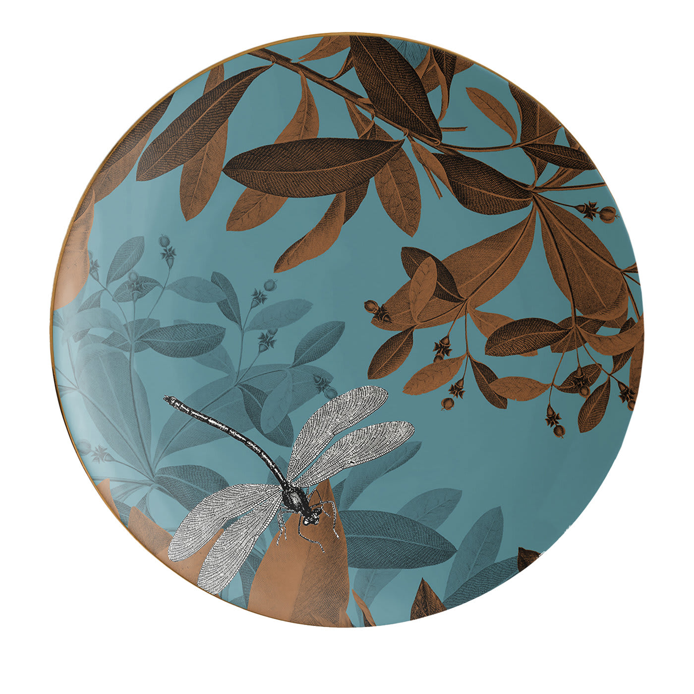 Set di 2 piatti di porcellana per il pane #5