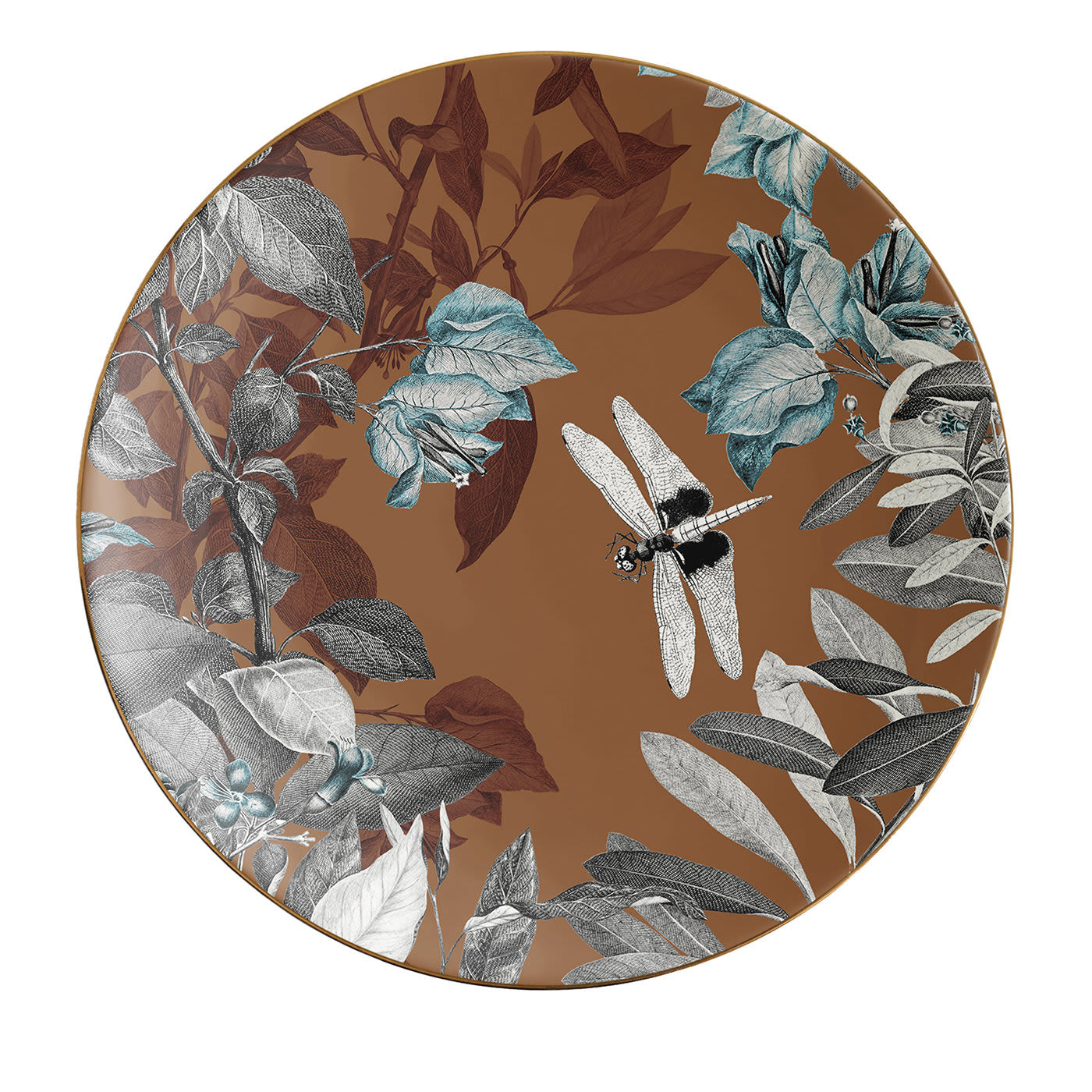 Set di 2 piatti da dessert in porcellana Black Dragon Pool #3