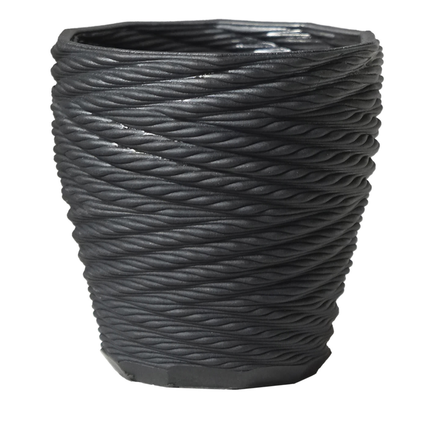 Set di 4 tazze da caffè espresso nere Licorice