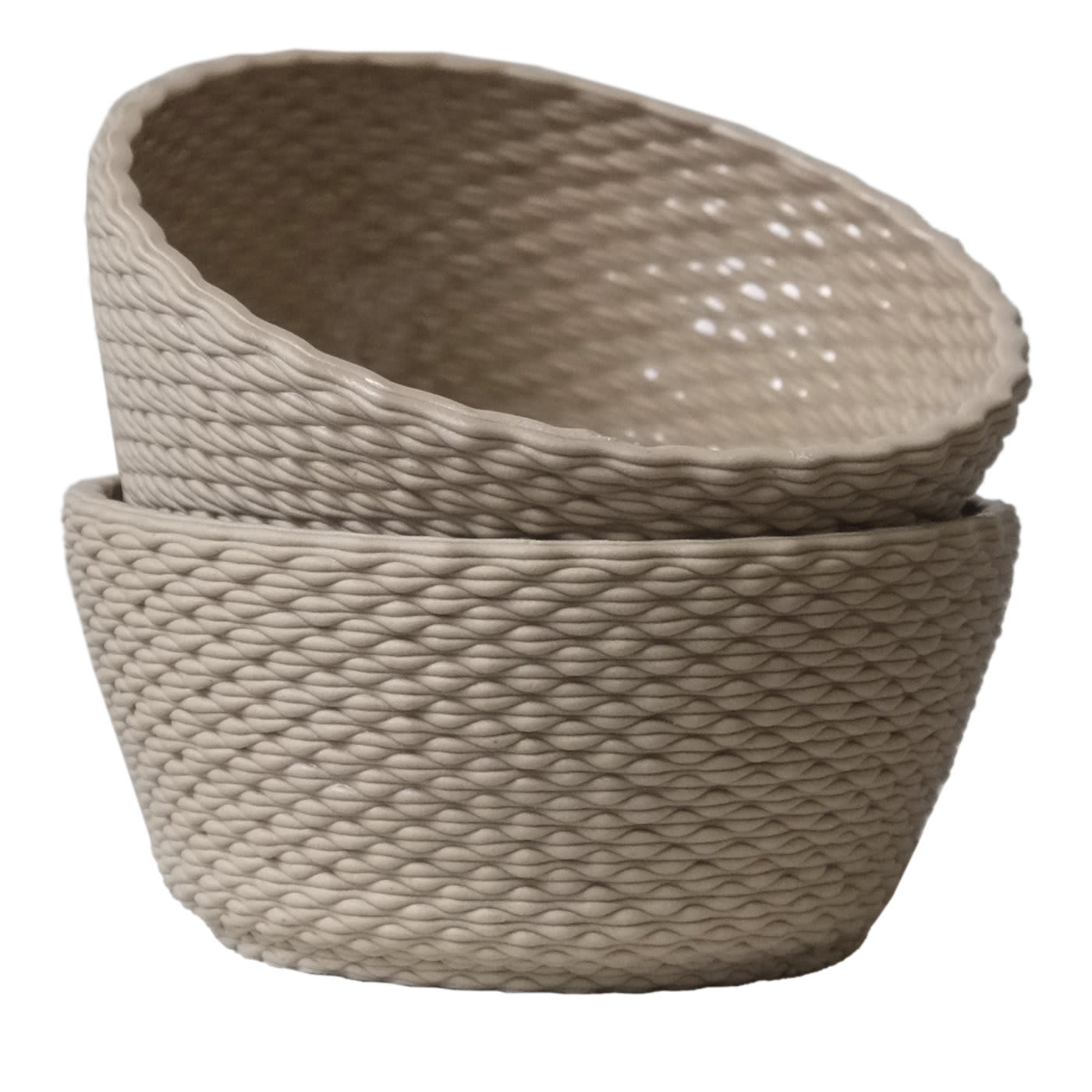 Set di 4 tazze da caffè espresso beige Ricotta