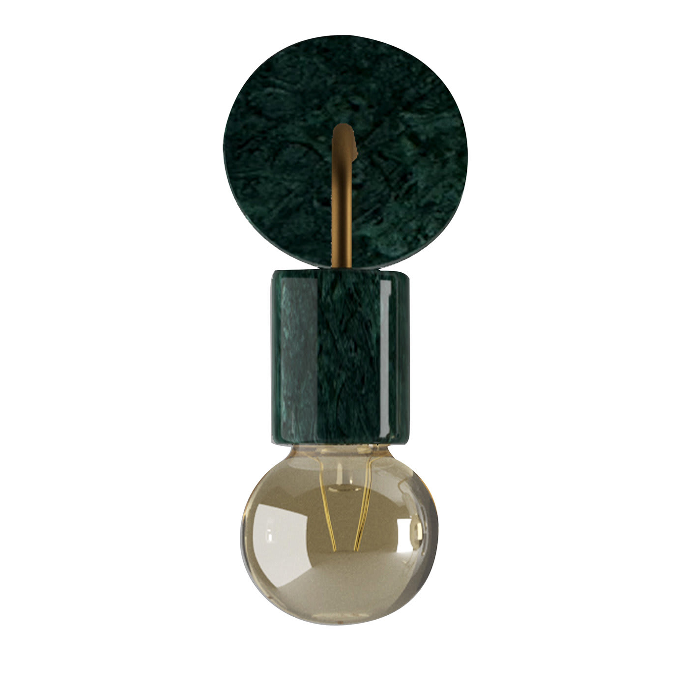 Elegante applique verde del Guatemala