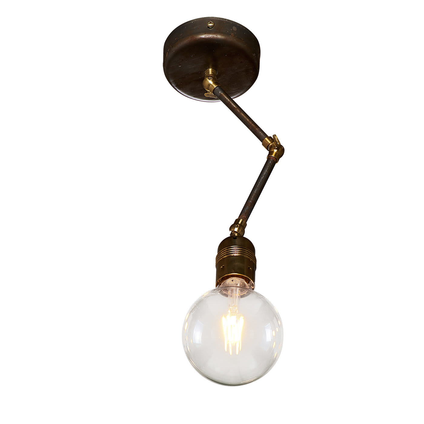 4009/PL1 Lampada da soffitto anticata