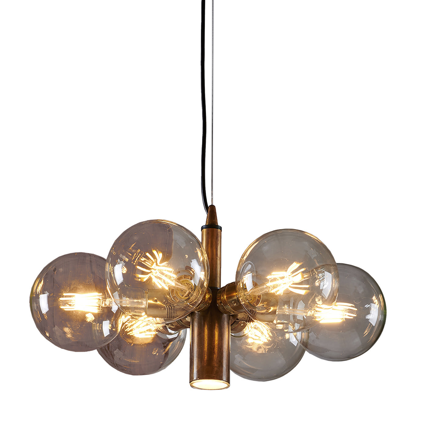 4009 Lampadario a 7 luci anticato