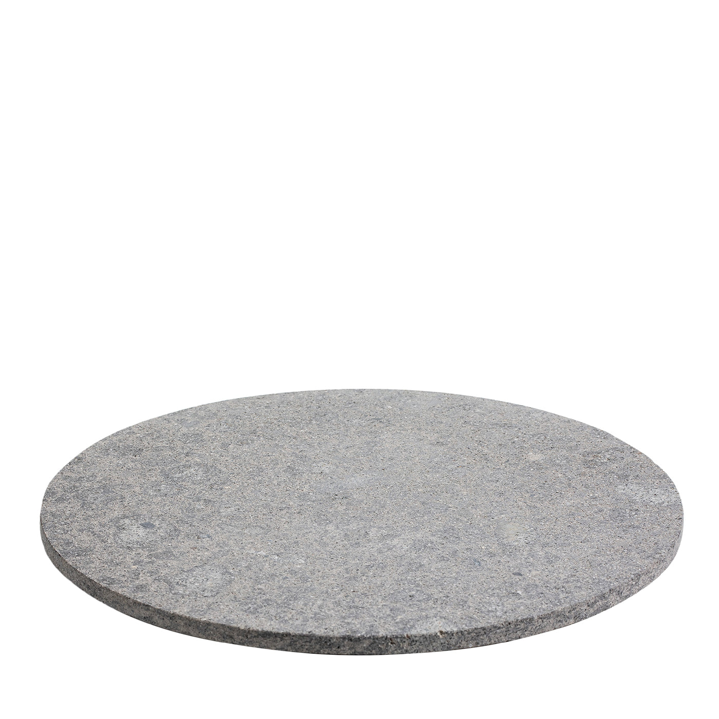 Vassoio rotondo in peperino grigio Noster