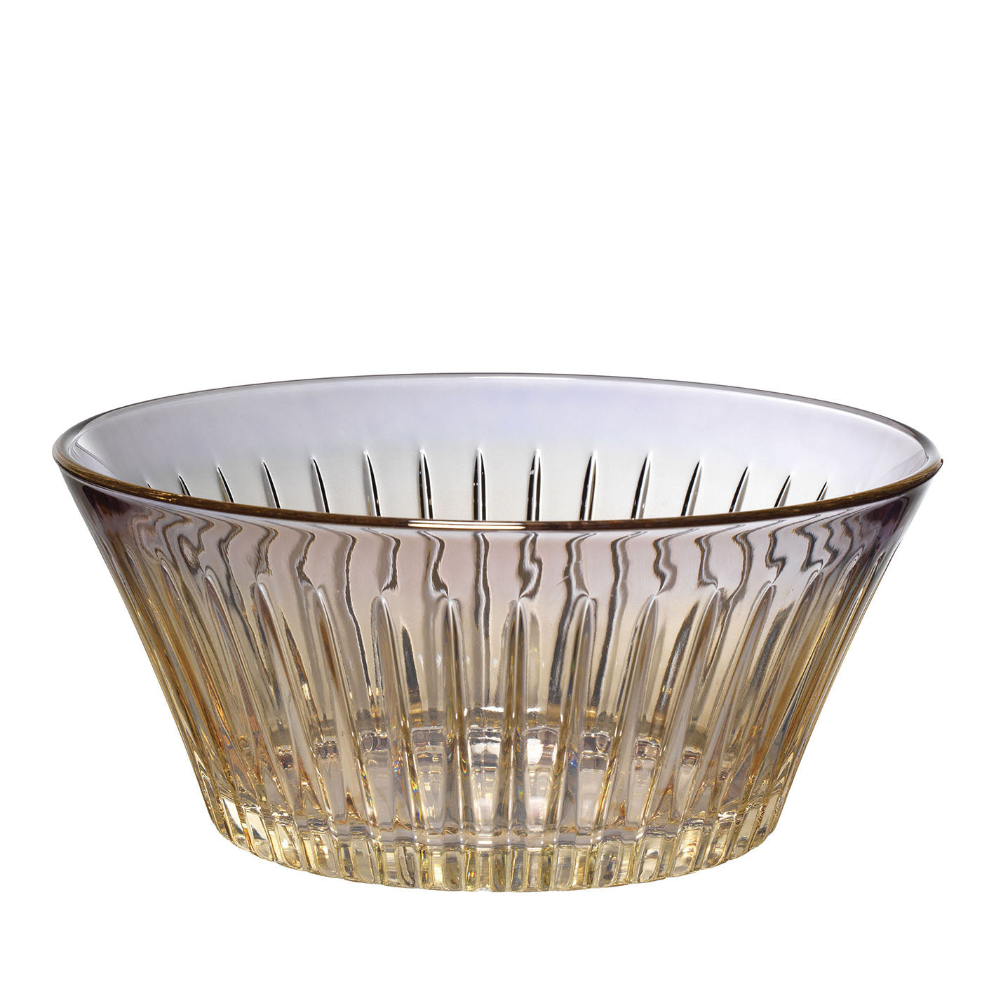 Ciotola in vetro con sfumatura rosa Domina