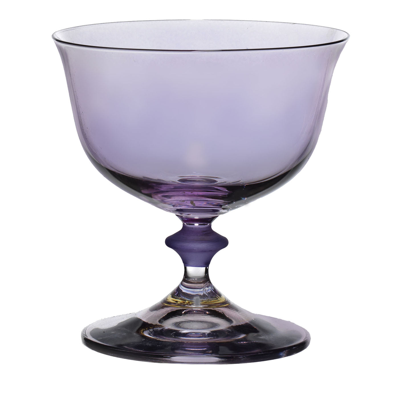 Set di 6 ciotole in vetro soffiato viola Primula