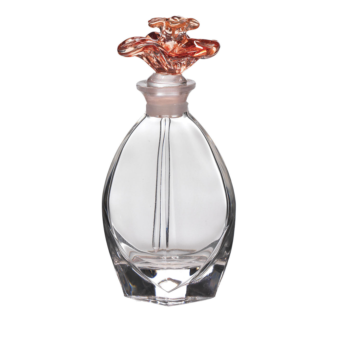 Profumo Crystal Pink Murano Fiori Tappo Bottiglia di Profumo