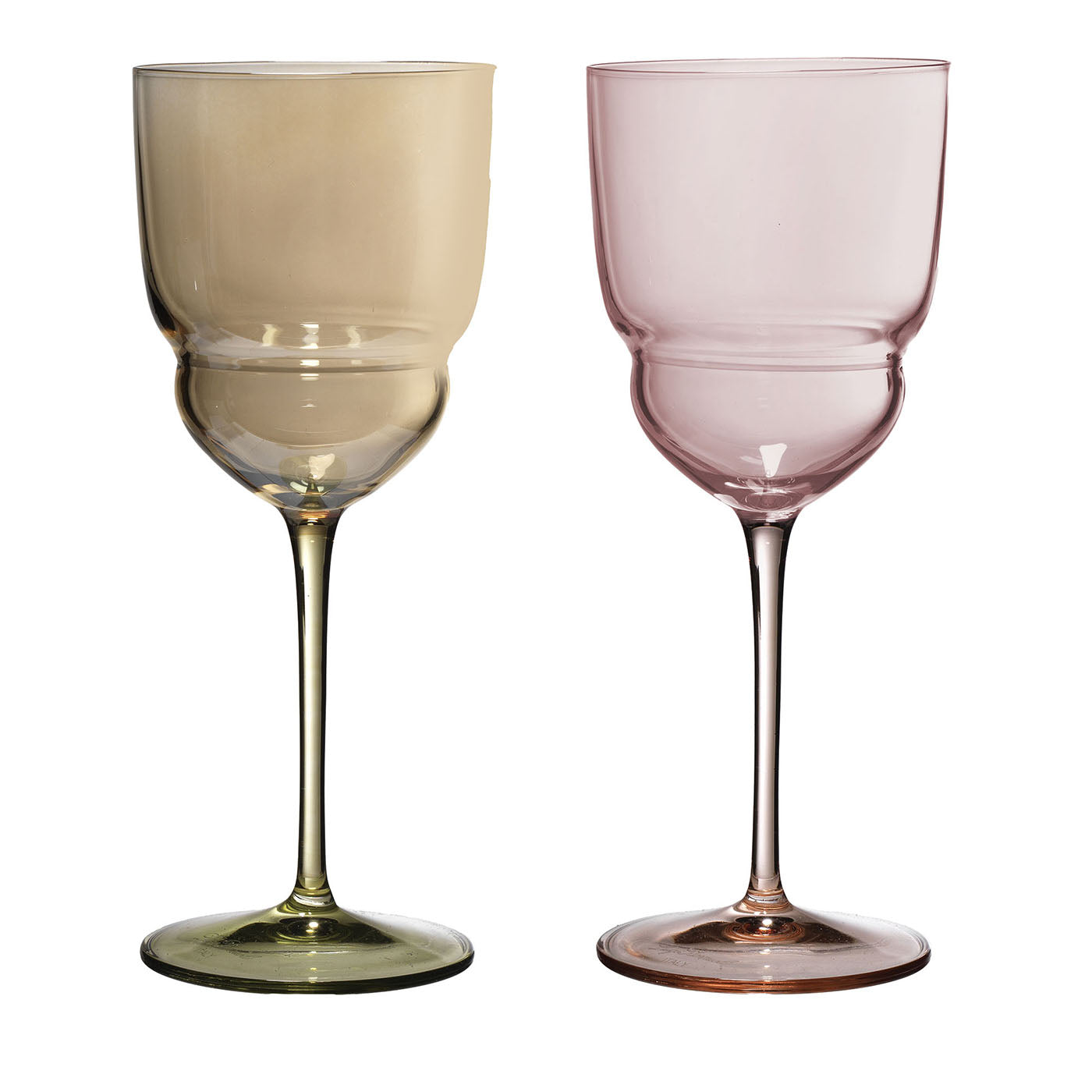 Set di 2 bicchieri d'acqua decorati a mano Suite