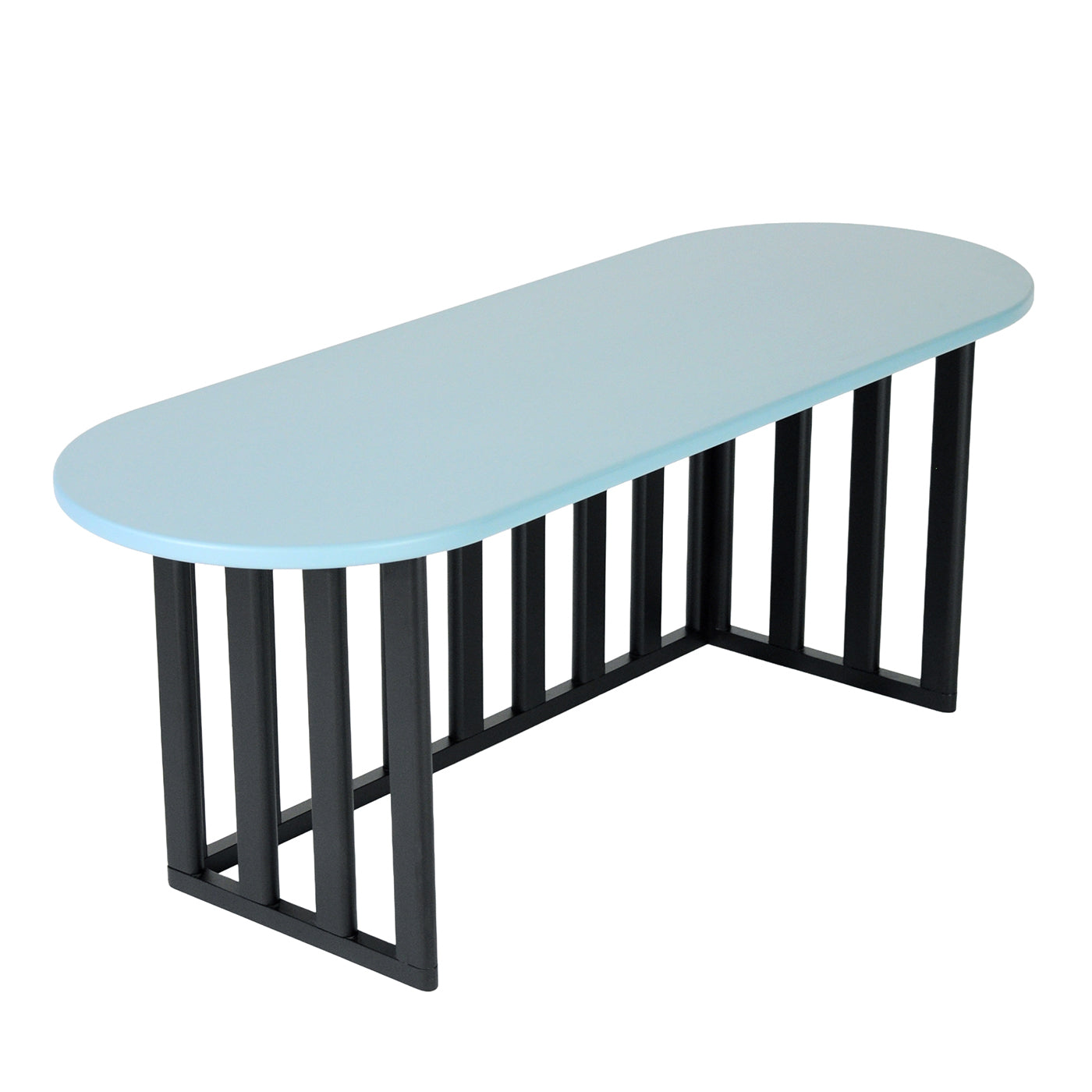 Tavolino Lido in legno azzurro