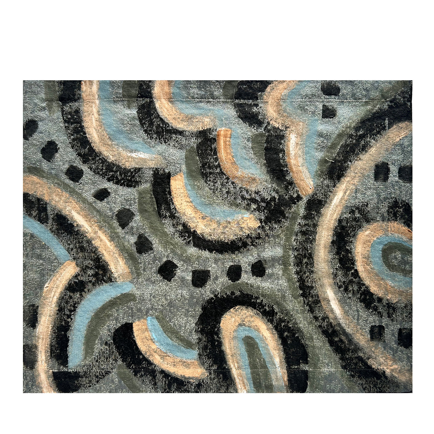 Tovaglietta astratta dipinta a mano della Collezione Canvas No. 3