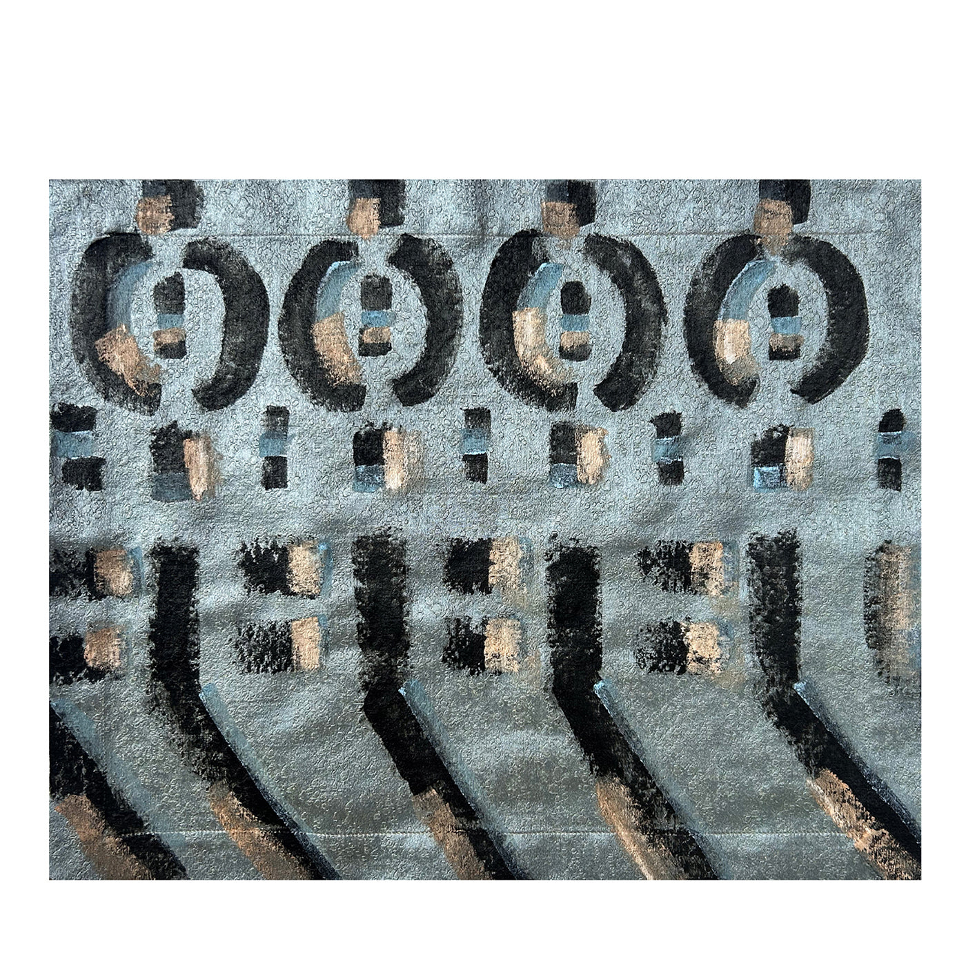 Tovaglietta astratta dipinta a mano della Collezione Canvas No. 5