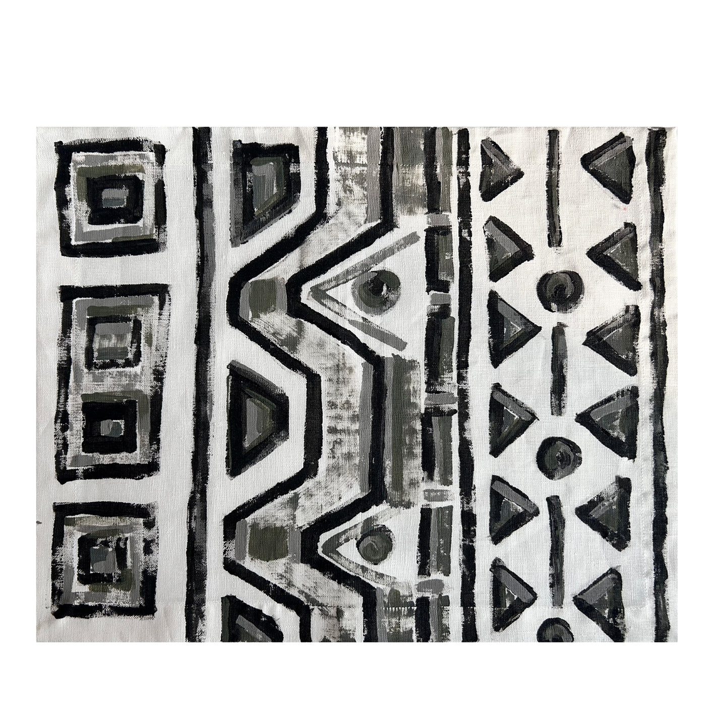 Tovaglietta Astratta Dipinta a Mano Autumn Shades No. 10