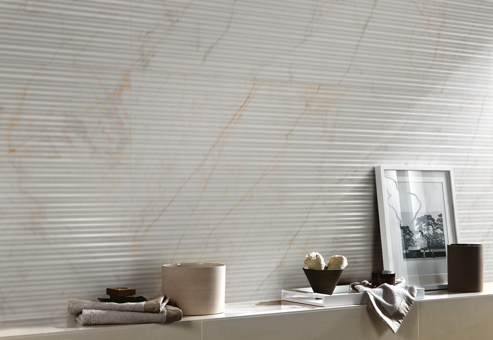 MARAZZI MAGNIFICA CALACATTA GOLD STRUTT.MIKADO 3D 60X180-M5SZ