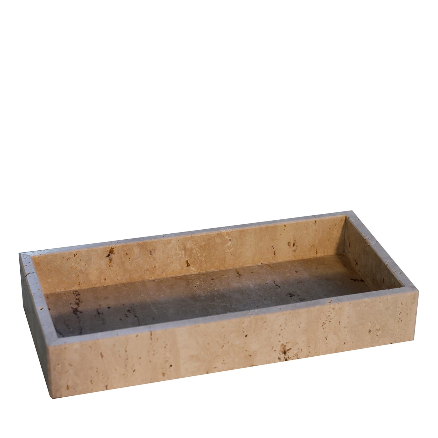 Travertino rettangolare Paglierino Vide-Poche
