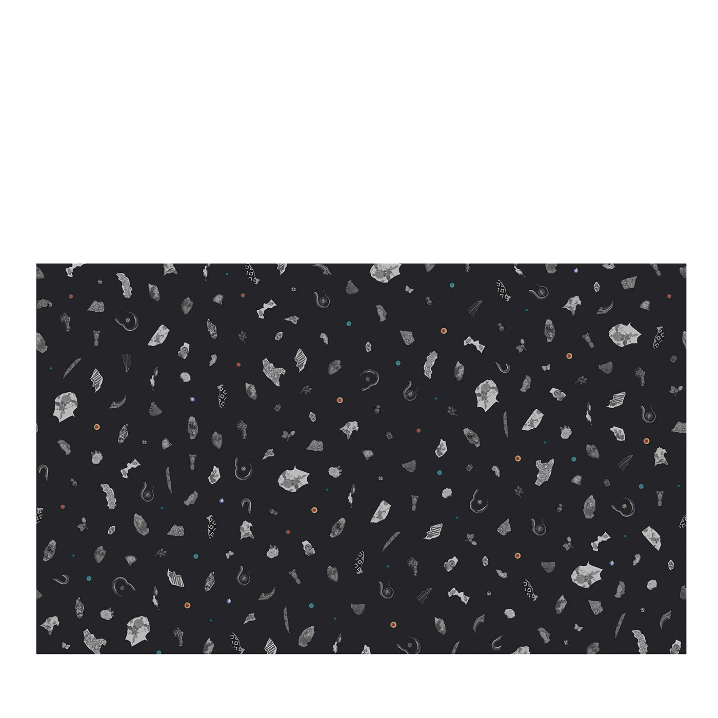 Alphabet Black Luca Artioli Carta da parati