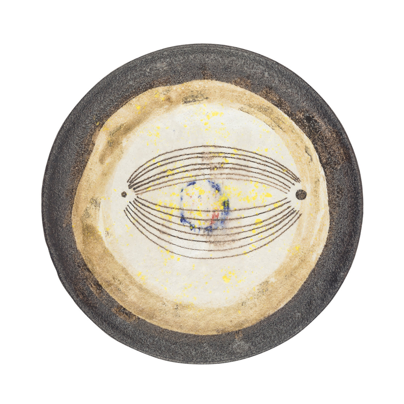 Piatto marrone Segni