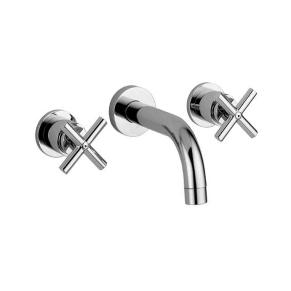 Batteria lavabo incasso serie Quattro modello QTV003CR cromato Paffoni