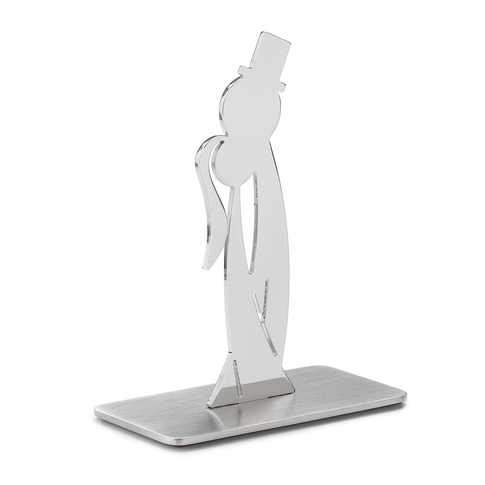 CRESIA							 							FERMACARTE SPOSINI ABBRACCIATI