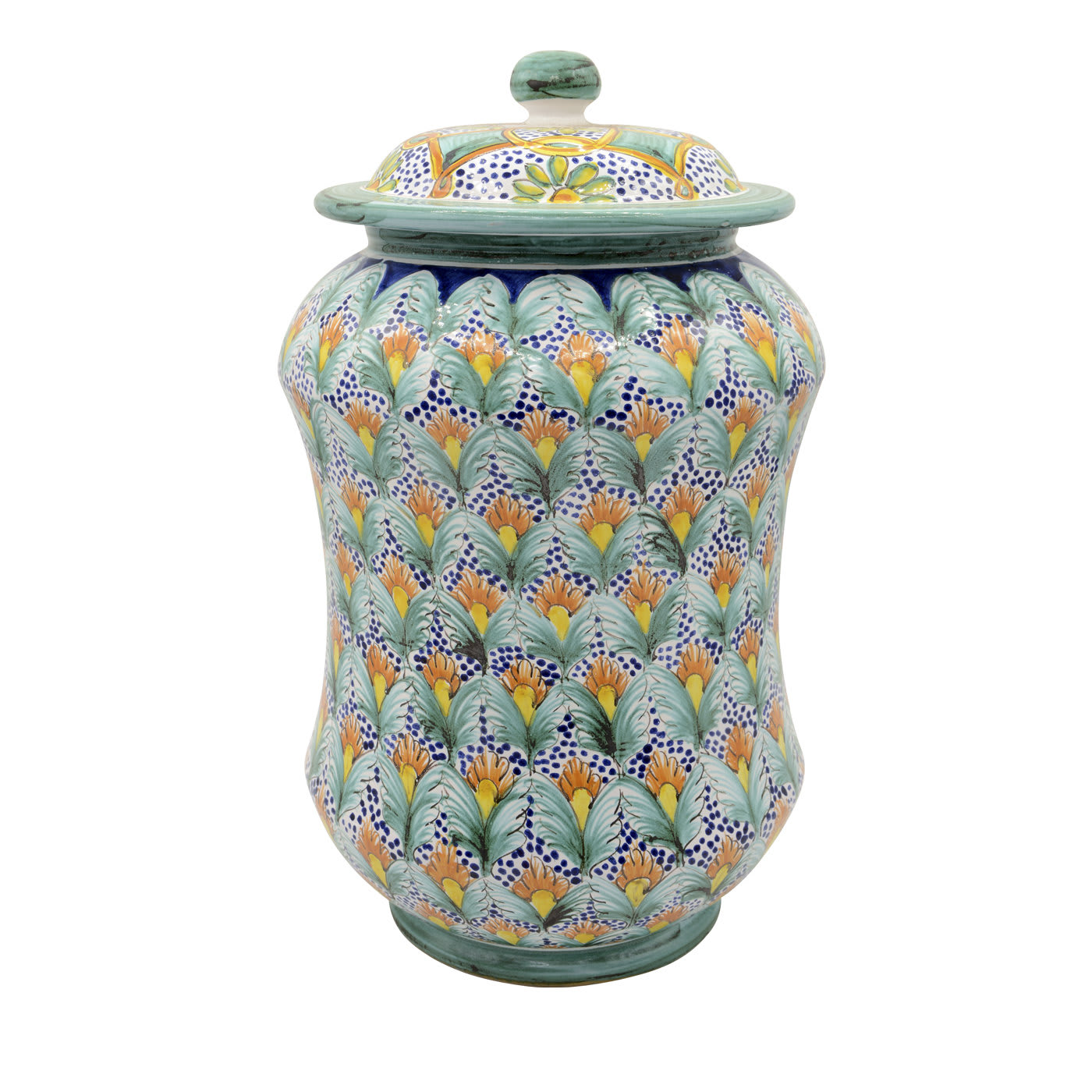 Vaso Foglia Turchese