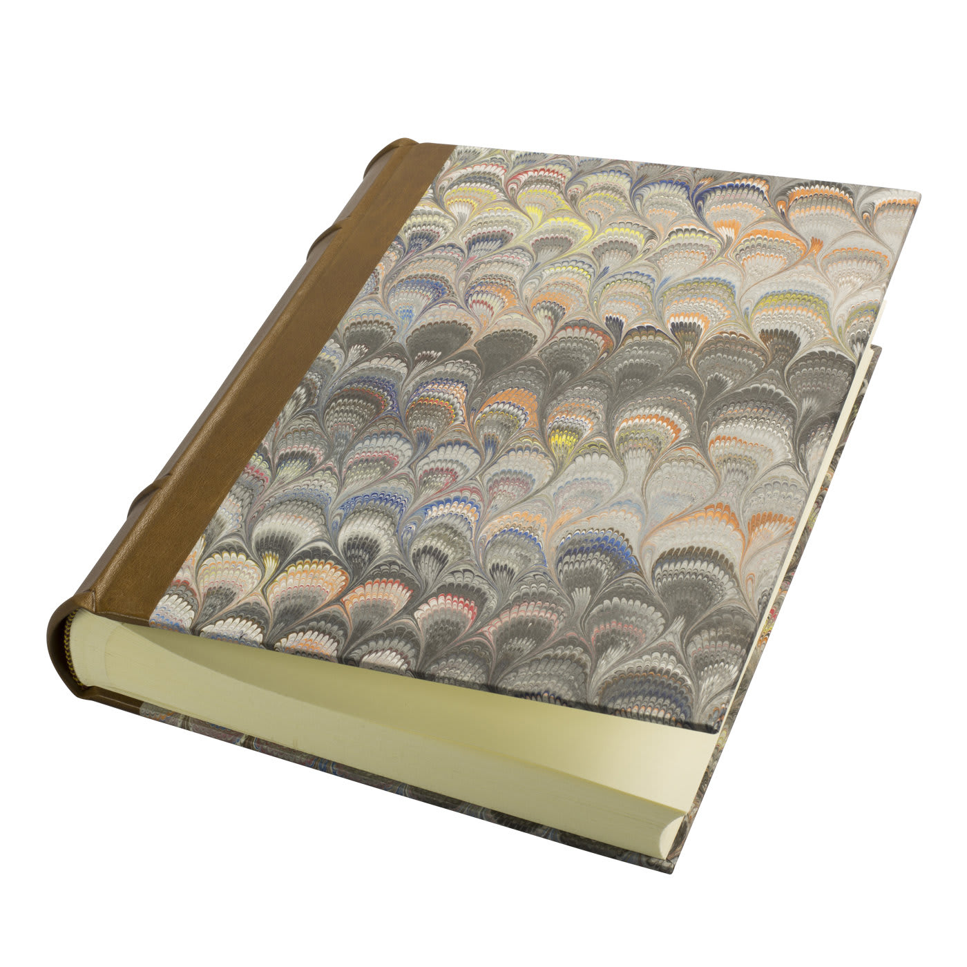 Album Pavoni grande in carta e pelle