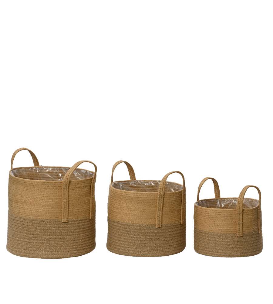 Cesta in juta naturale Media