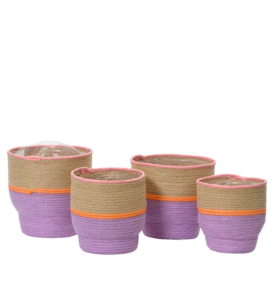 Cesta Viola rigata small