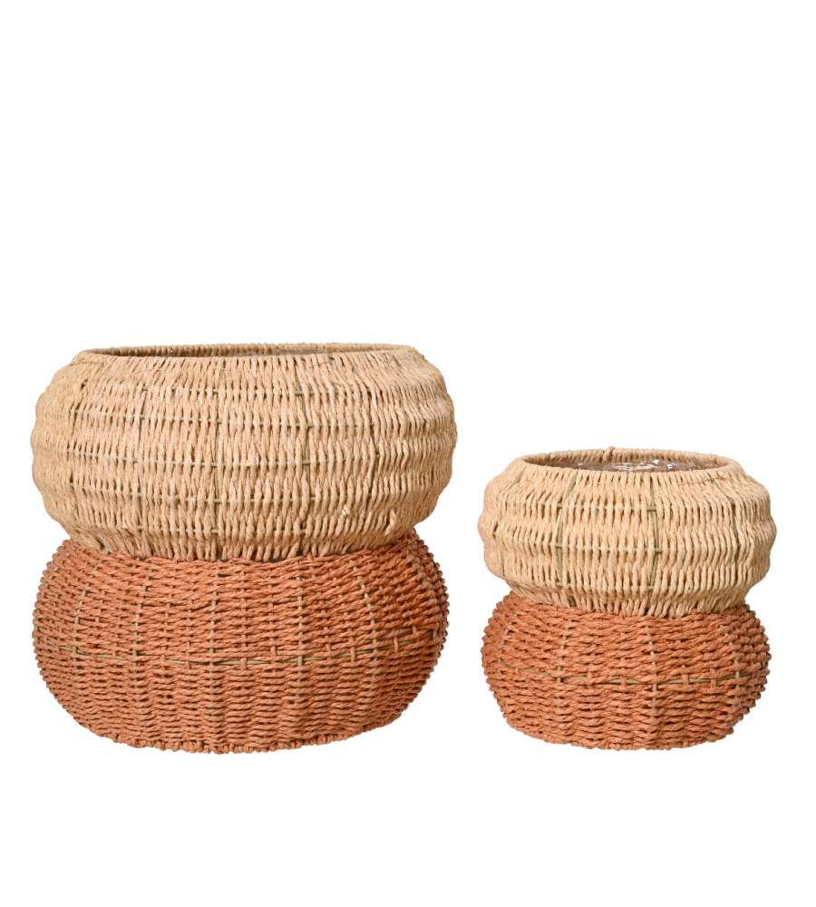 Cesta Orange bicolor piccola