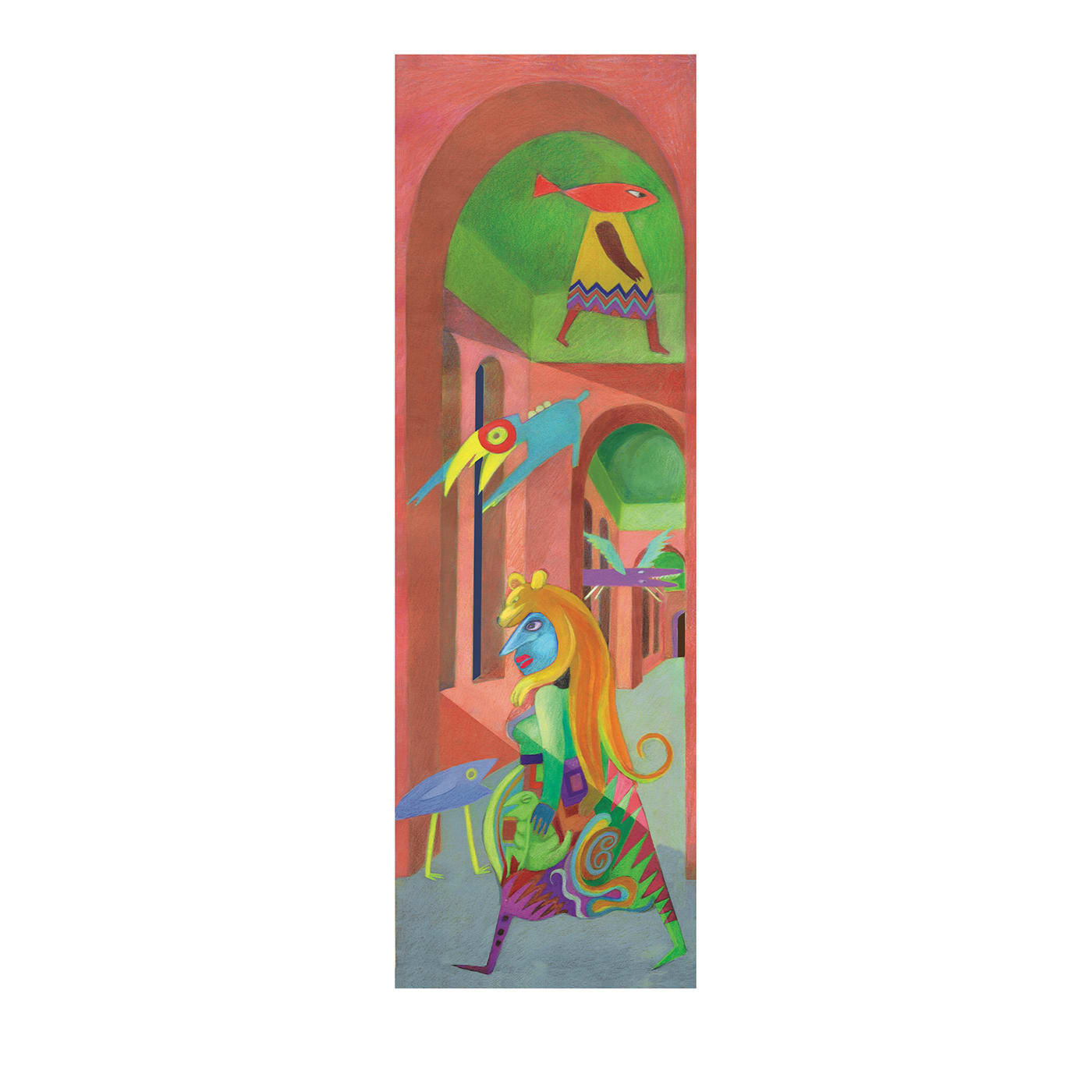 Gente Indaffarata - Arazzo a rete