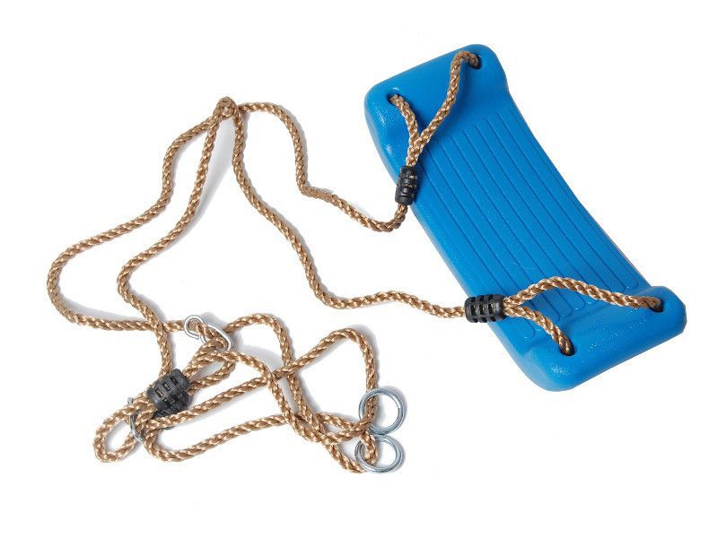 Sedile altalena, 01 incl. corda - azzurro