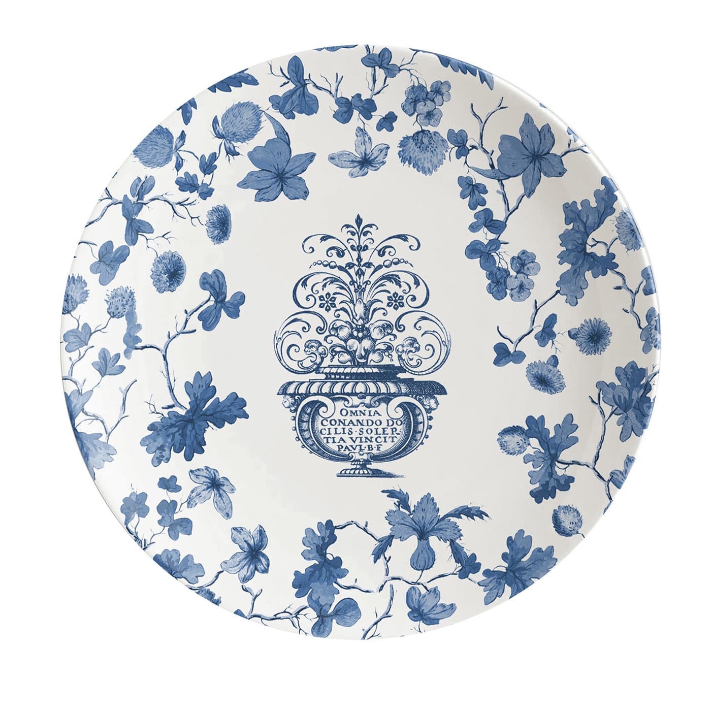 Set di 2 piatti da pane in porcellana Garden Of Eden con piccolo vaso blu #6