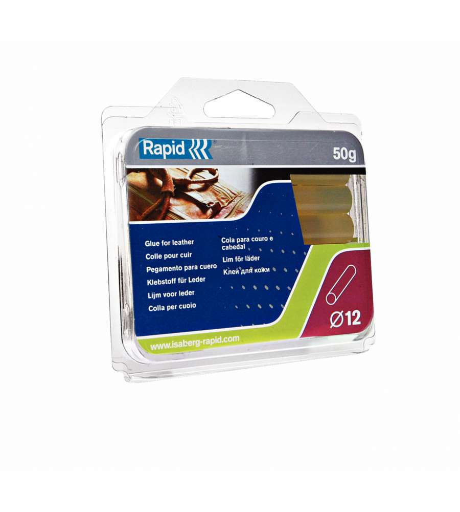 Rapid Colla Stick per Pelle e Cuoio - Giallino - 50g